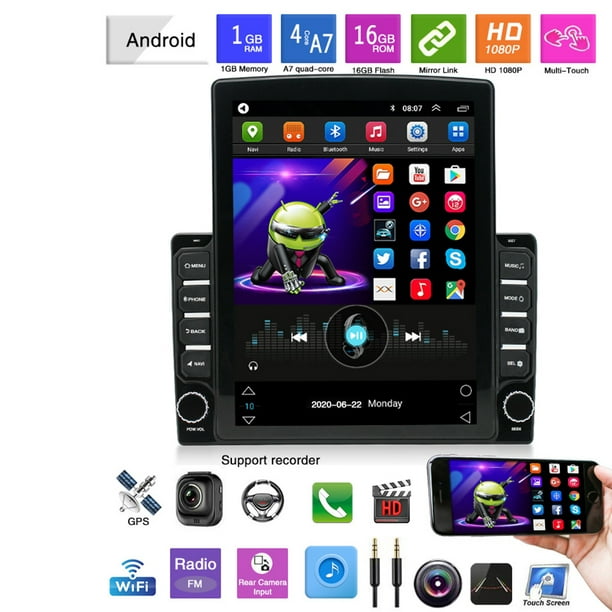 7'' Android 9.1 Autoradio 2Din GPS Autoradio Stereo MP5 Bluetooth WIFI FM Player